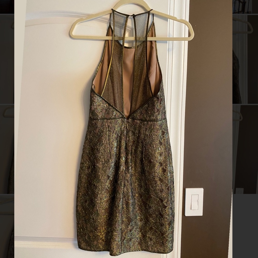 Bcbg Maxazria Gold Dress - Gem